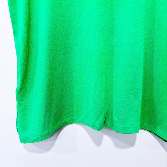 MANGO Bright green viscose camisole | Small stretchy summer basic top | Small * - Picture 4 of 6